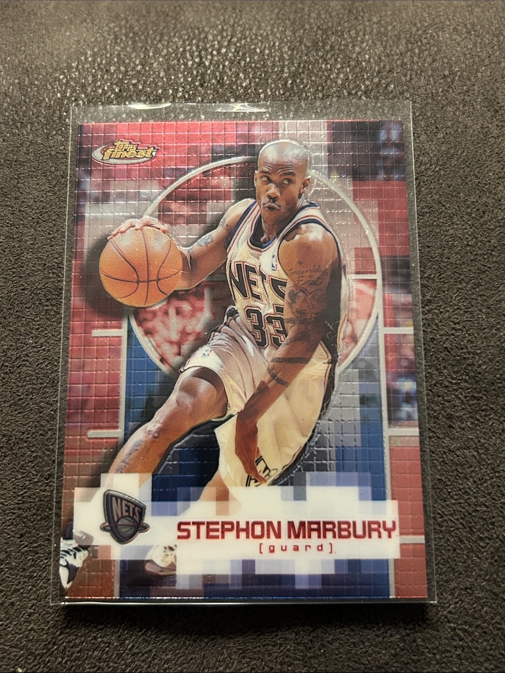 2000-01 Topps Finest Stephon Marbury #92